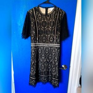 Cute black lace dress from chic soul size 2